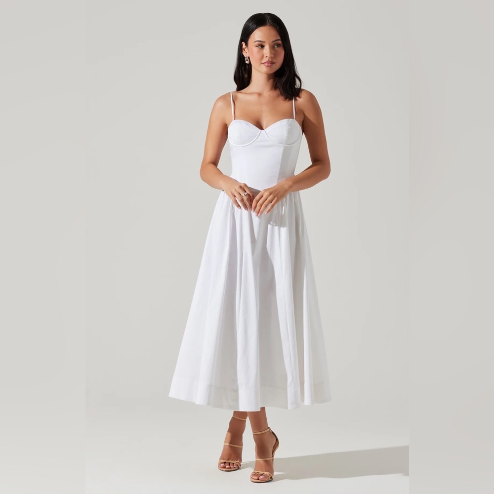 ASTR Bellamy Bustier Midi Dress
